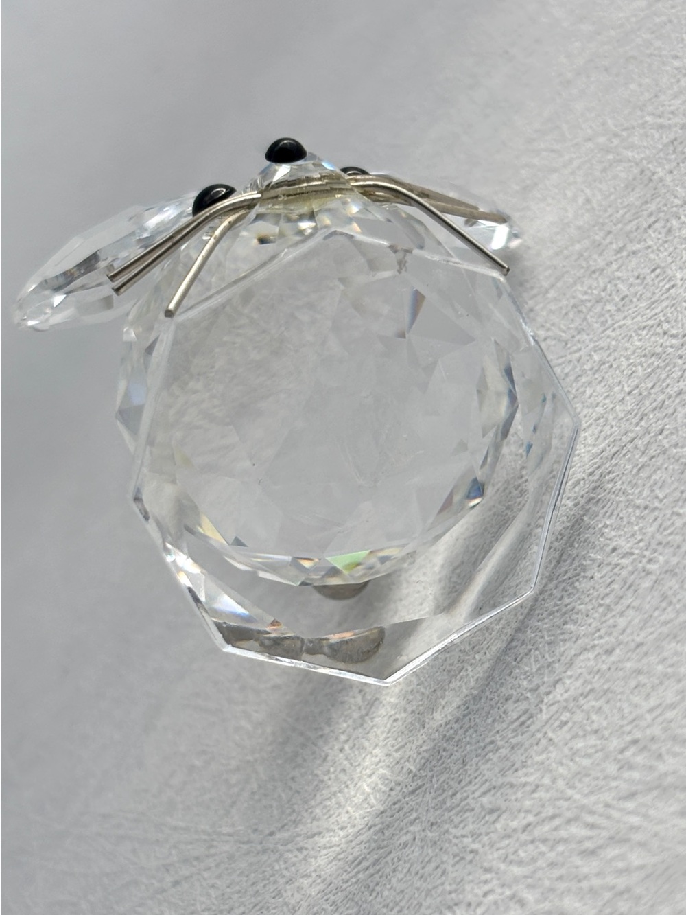 Vintage Swarovski Crystal Mouse On Octagon Base - Picture 7 of 11